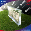 Factory 2 Sides Popular Style Acrylic Money Frame